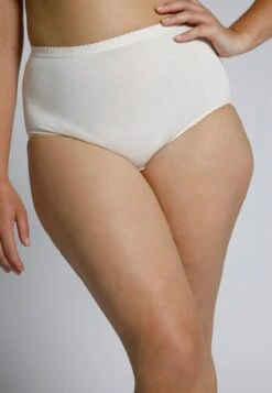 Ulla Popken 3 PACK - Slip - Perlweiß