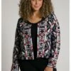 Ulla Popken RUNDHALS OFFENE FORM - Strickjacke - Schwarz -Ulla Popken 34fd2cf8cfd44627b366c0b642400f03