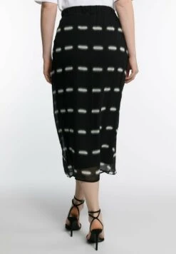 Ulla Popken A-Linien-Rock - Schwarz -Ulla Popken 3505427c84094cc5aa1a75283286c671