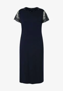 Ulla Popken Nachthemd - Night Blue 11 Ulla Popken Nachthemd - Night Blue -Ulla Popken 35adb45782b048f98e9bd527311767c7
