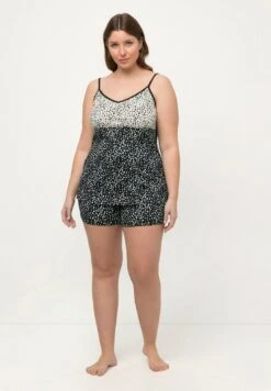 Ulla Popken DOT MIX SET - Nachtwäsche Set - Black 9 Ulla Popken DOT MIX SET - Nachtwäsche Set - Black -Ulla Popken 35b96dc4d3c243c291a954ee4c558bbc