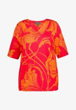 Ulla Popken T-Shirt Print - Rouge Salsa -Ulla Popken 362f3a7b12bd4ae393911b54637e750d