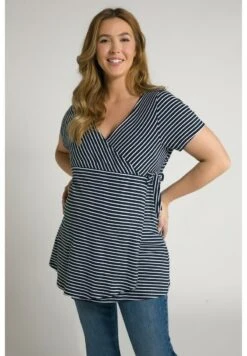 Ulla Popken BELLIEVA - T-Shirt Print - Marine -Ulla Popken 3696e54739e54732a50d11eae08b8535