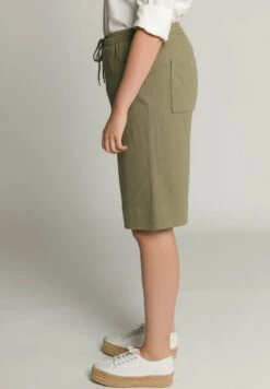 Ulla Popken Shorts - Schilf -Ulla Popken 36ec1668cbd947ebbabedce4364755a2