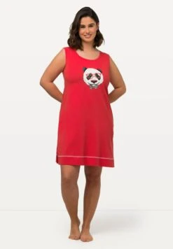 Ulla Popken LONGLINE PANDA GRAPHIC - Nachthemd - Light Red -Ulla Popken 37c690973f1e4b11aaa2dede742a94e9