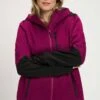 Ulla Popken Fleecejacke - Brombeere