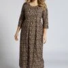 Ulla Popken Jerseykleid - Camel