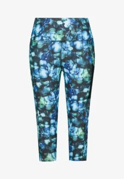 Ulla Popken TAILLE HAUTE POCHES - Leggings - Hosen - Blue -Ulla Popken 38dc4055e5c142afa8a2a4d87050512f