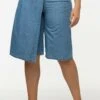 Ulla Popken MARY EN COUPE 5 POCHES TAILLE ÉLASTIQUE - Jeans Shorts - Bleu Jean -Ulla Popken 3a1b612c98674c6fa83de9a3e3ae3fe6