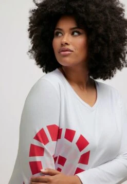 Ulla Popken Sweatshirt - Schneeweiß -Ulla Popken 3a545d62f2e649378fe86b93f69aacb4