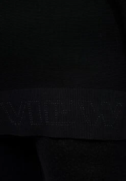 Ulla Popken ZIERSTEINE RUNDHALS - Strickpullover - Schwarz -Ulla Popken 3b1d528b9b0a451897db9497bd22b883