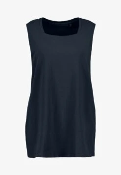 Ulla Popken CLASSIC CARREE AUSSCHNITT ÄRMELLOS - Top - Marine -Ulla Popken 3c20621f78e24df5809f51701213a79f