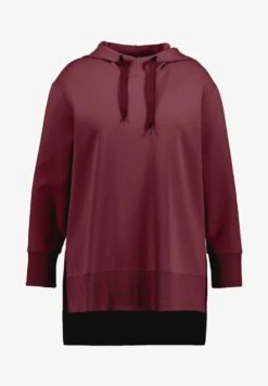 Ulla Popken Kapuzenpullover - Burgundy -Ulla Popken 3d922957c5524b71bc40a6db7ebfe714
