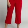 Ulla Popken ELASTIKBUND - Stoffhose - Salsa