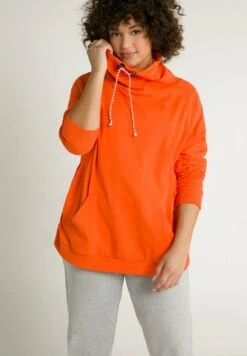 Ulla Popken BELLIEVA - Sweatshirt - Mandarine -Ulla Popken 3f9f39c46de54a258182b34aff53711a