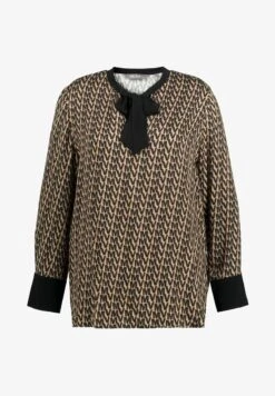 Ulla Popken Bluse - Cognacsable -Ulla Popken 3fc1d199c8c44a5695a37a4ac7a9a9a5