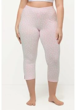 Ulla Popken POLKA DOT PRINT SLIM FIT CAPRIS - Nachtwäsche Hose - Baby Pink -Ulla Popken 3ff3fd8195b34a1fbb986bce28d2ceb4 1