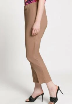 Ulla Popken Stoffhose - Brown -Ulla Popken 4049d4a0db8042e0aef1b5291c403bce