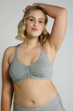 Ulla Popken Y-STRAP - Bustier - Gris Clair Chiné
