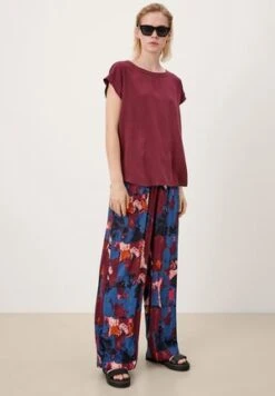 Ulla Popken T-Shirt Basic - Donkerrood 13 Ulla Popken T-Shirt Basic - Donkerrood -Ulla Popken 40d0f619309f4e1786e5ce74eb1d71c2