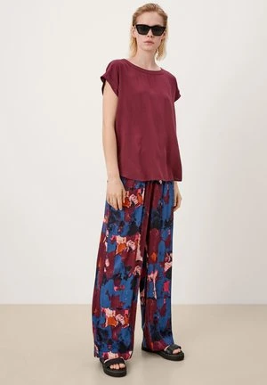 Ulla Popken T-Shirt Basic - Donkerrood 8 Ulla Popken T-Shirt Basic - Donkerrood – Bild 6