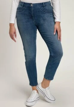 Ulla Popken SARAH - Jeans Straight Leg - Blue -Ulla Popken 40e7674d235a4a8f8dbed257f23c8f50