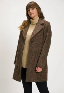 Ulla Popken Klassischer Mantel - Mahonibruin -Ulla Popken 4152712391c940a99d27b6dce1eff28a 1