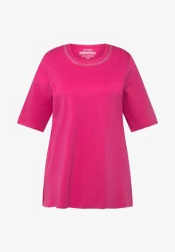 Ulla Popken PIMA SHORT SLEEVE - T-Shirt Basic - Rose Fuchsia 12 Ulla Popken PIMA SHORT SLEEVE - T-Shirt Basic - Rose Fuchsia -Ulla Popken 41936e367041401287231867fb89a22e 1