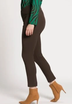 Ulla Popken Stoffhose - Donkerbruin -Ulla Popken 4536cbf8b6b44d779b035cd5900cf75d