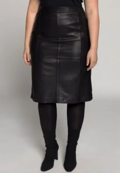 Ulla Popken Lederrock - Schwarz -Ulla Popken 453d8dfd86ce4f4a96eba2694fb13e76 1