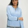 Ulla Popken Sweatjacke - Eisblau -Ulla Popken 454e9f6613294cc59a105bf154471674