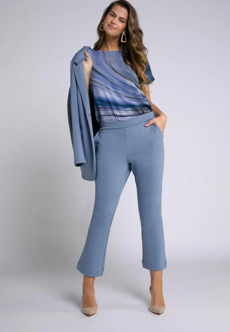 Ulla Popken Stoffhose - Jeansblauw 4 Ulla Popken Stoffhose - Jeansblauw – Bild 2