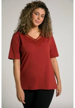 Ulla Popken T-Shirt Print - Marsalarot -Ulla Popken 463de08968d04788ac3170c1ddaa1f8a 1