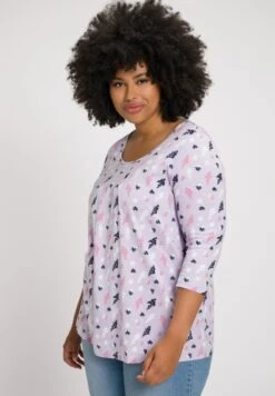 Ulla Popken Langarmshirt - Violet Clair