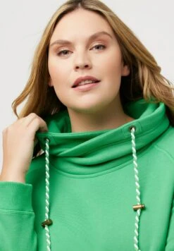 Ulla Popken Sweatshirt - Grass Green 11 Ulla Popken Sweatshirt - Grass Green -Ulla Popken 467f8f4ea5b74bbea5b3c995f39b1dd4