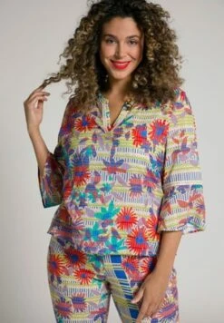 Ulla Popken Bluse - Magnolienrot -Ulla Popken 47e4d2ef0d5047b4bf3dbdbb7c2e1140