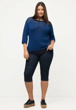 Ulla Popken Strickpullover - Pétrole Clair -Ulla Popken 48bd734aec1745759e5d0e8467a98f1a