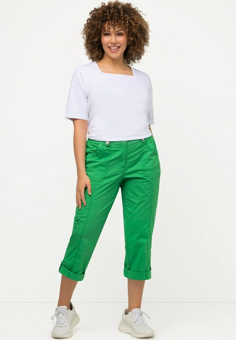 Ulla Popken Stoffhose - Vert Gazon 4 Ulla Popken Stoffhose - Vert Gazon – Bild 2