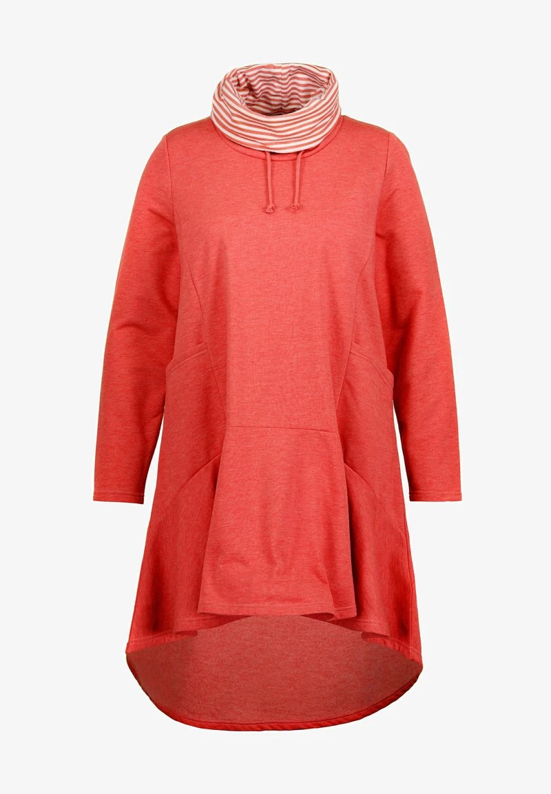 Ulla Popken STRIPE COLLAR - Freizeitkleid - May Green 8 Ulla Popken STRIPE COLLAR - Freizeitkleid - May Green – Bild 6