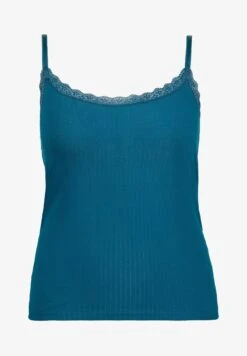 Ulla Popken OPENWORK - Unterhemd/-shirt - Blue -Ulla Popken 4975540aba754f6087c45c427eec57ce