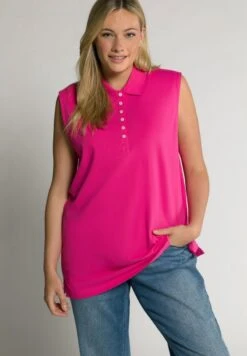 Ulla Popken REGULAR ÄRMELLOS - Poloshirt - Pink 12 Ulla Popken REGULAR ÄRMELLOS - Poloshirt - Pink -Ulla Popken 49cd33a998ad49fc91dfccaec0924080 1