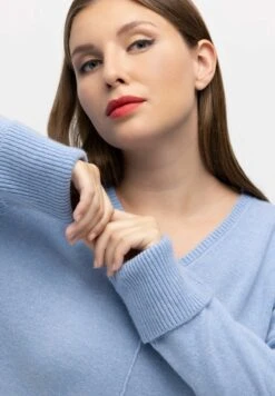 Ulla Popken Strickpullover - Helles Bleu -Ulla Popken 4b463c8443324a74b764fd16d03ac642