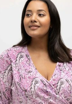 Ulla Popken Bluse - Pfirsich-pink -Ulla Popken 4baf52d4a3d643dba077efb0068d45b3