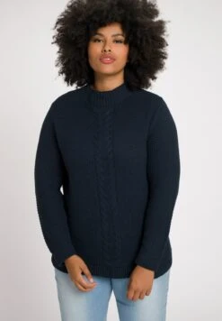 Ulla Popken Strickpullover - Marine -Ulla Popken 4eaef33516224ba4a9a68e5210f2074e 1