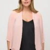 Ulla Popken Strickjacke - Vieux Rose Clair