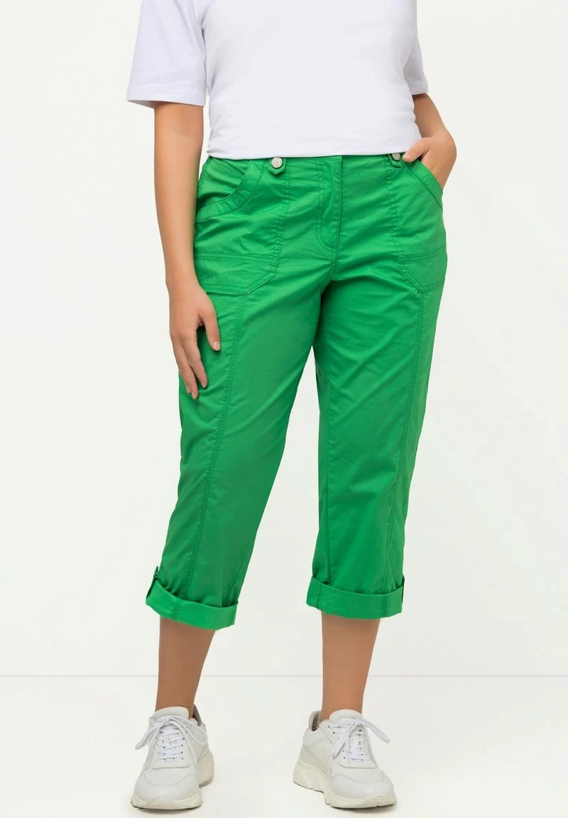 Ulla Popken Stoffhose - Vert Gazon 3 Ulla Popken Stoffhose - Vert Gazon