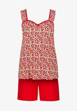 Ulla Popken Nachtwäsche Set - Paprikarood -Ulla Popken 4fa4de7dea53465488b690402f7d48db