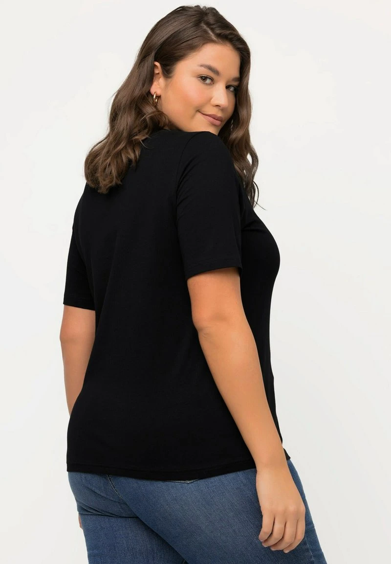 Ulla Popken T-Shirt Print - Black 5 Ulla Popken T-Shirt Print - Black – Bild 3