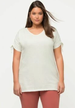 Ulla Popken SHORT SLEEVE - T-Shirt Basic - Off White -Ulla Popken 509d6eb851ac4a3595e7667643f9155d 1