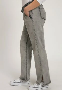 Ulla Popken Jeans Relaxed Fit - Gris Denim -Ulla Popken 526c4f986dac4af68c94ce8bb6903534